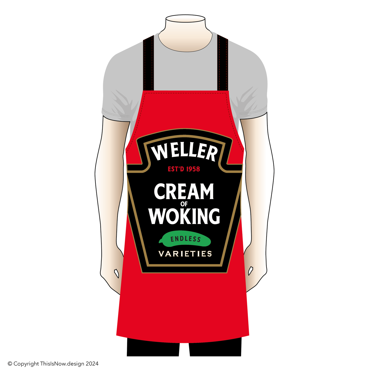 Cream of Woking Apron