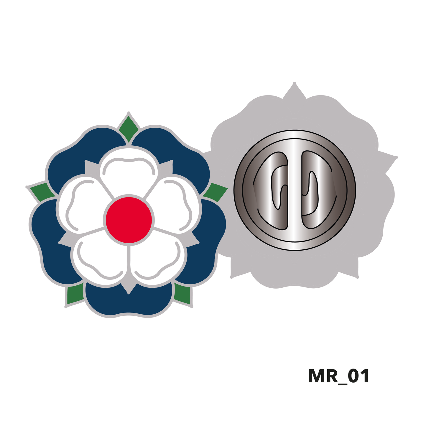 (MR_01) 'Mod' Rose Enamel Pin