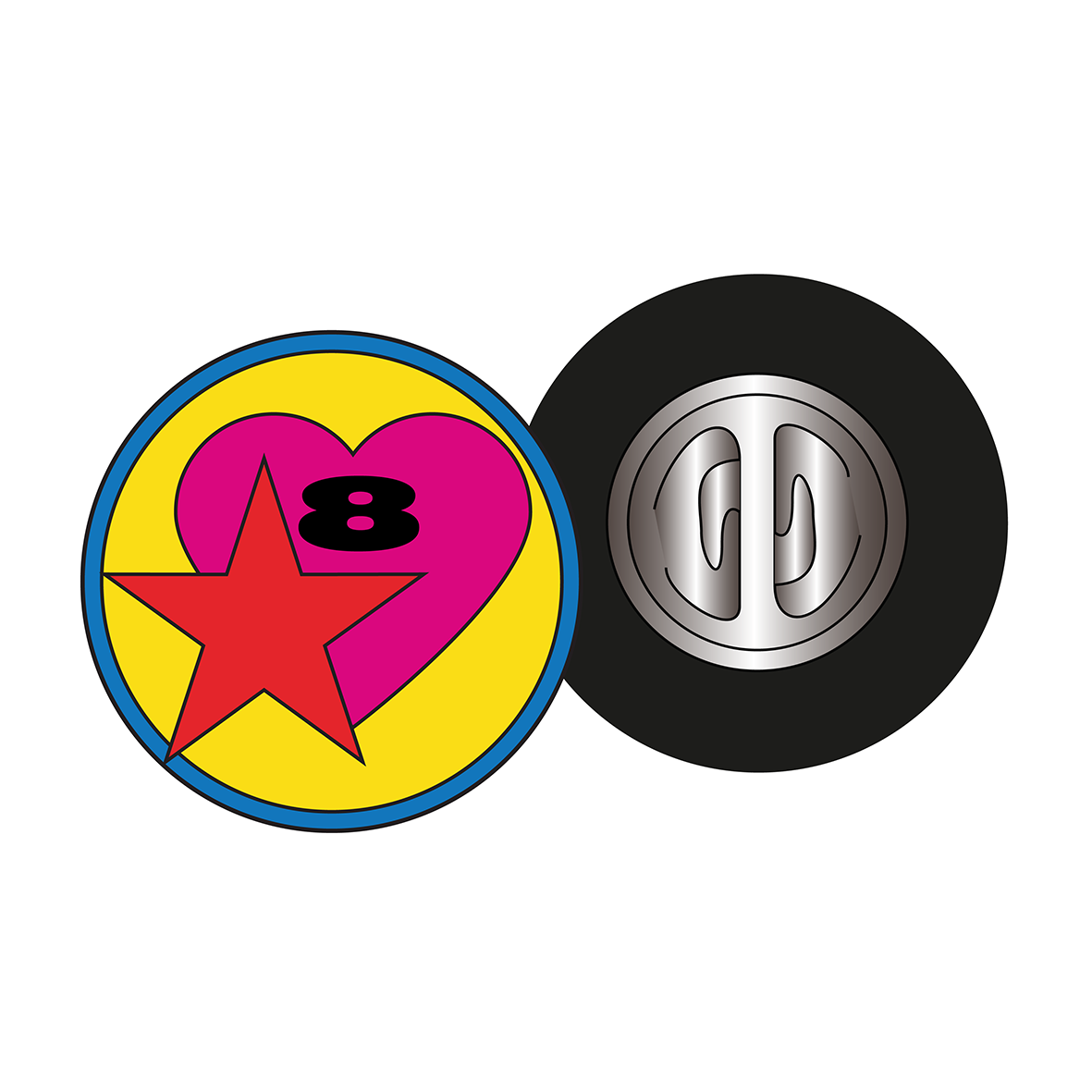 Stanley Road 'Pop' (Soft) Enamel Pin