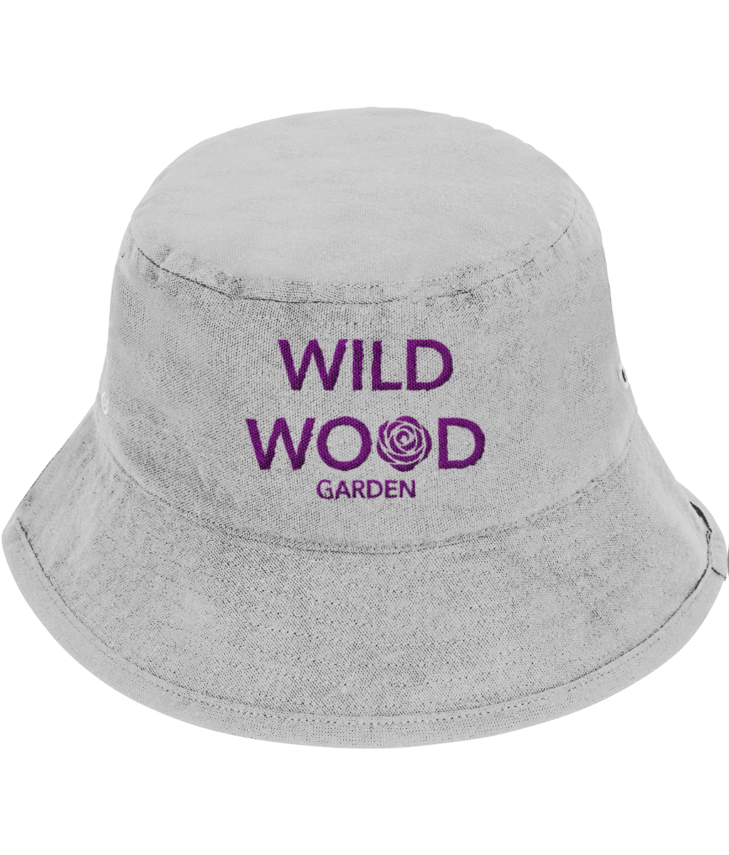 'Wild Wood Garden' (Grey) Bucket Hat