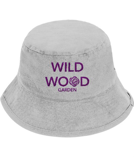 'Wild Wood Garden' (Grey) Bucket Hat