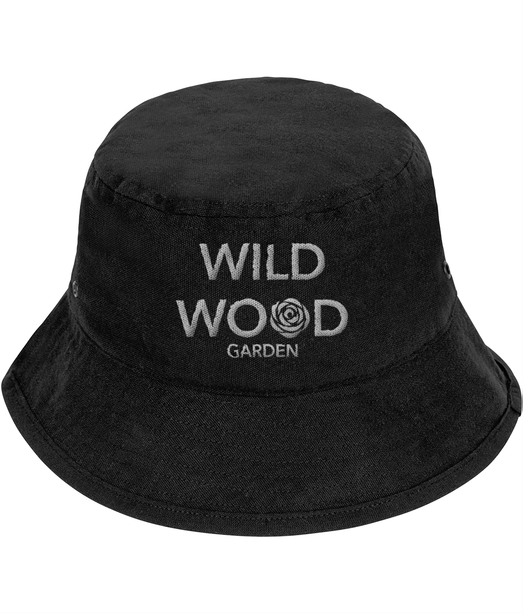 'Wild Wood Garden' (Black) Bucket Hat