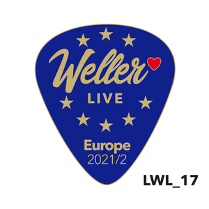 (LWL_17) 'Europe' Enamel Pin #LoveWellerLive