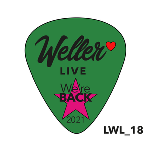(LWL_18) 'We're BACK' Enamel Pin #LoveWellerLive