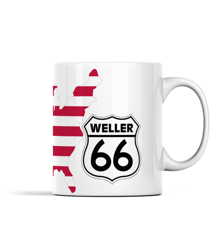 'Weller 66' Map Mug