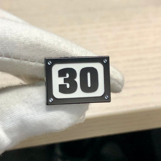 Stanley Road '30' (Hard) Enamel Pin