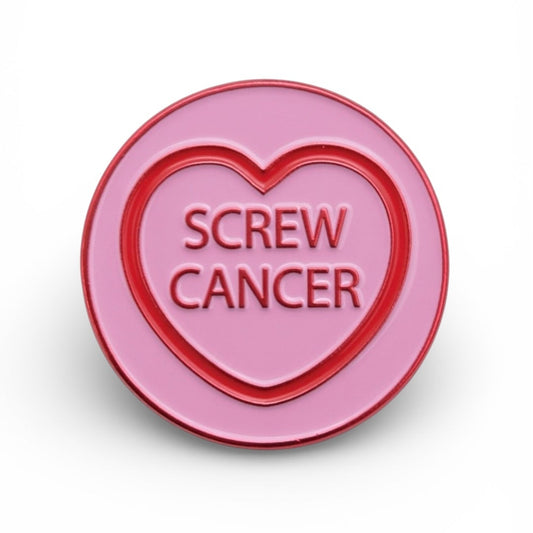 (OS_01 'Screw Cancer' Enamel Pin