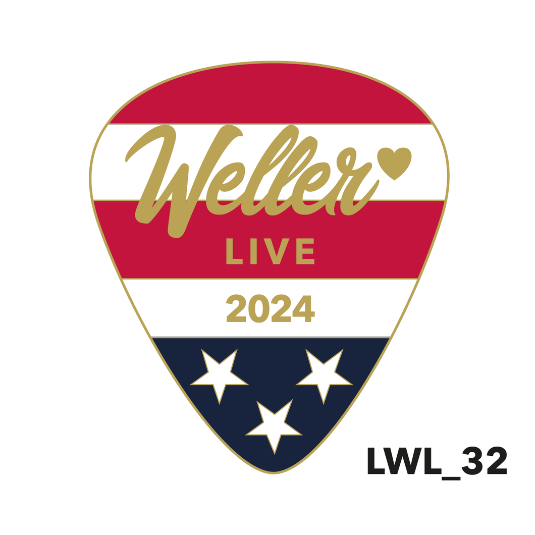 (LWL_32) 'US 2024' Enamel Pin #LoveWellerLive