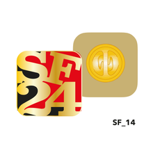 Load image into Gallery viewer, (SF_14) &#39;Gold SF24&#39; Enamel Pin