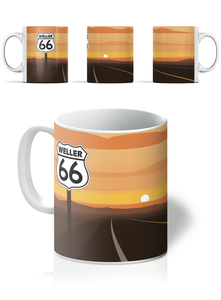 'Weller 66' Sunset Mug