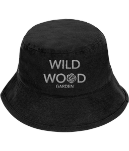 'Wild Wood Garden' (Black) Bucket Hat