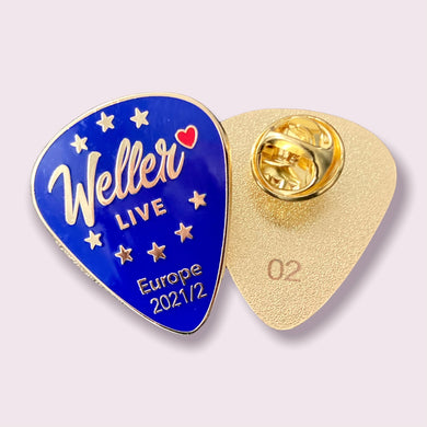 (LWL_17) 'Europe' Enamel Pin #LoveWellerLive