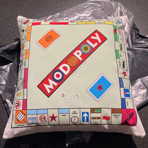 'Modopoly' Cushion