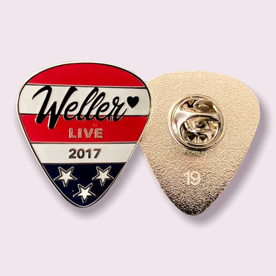 (LWL_16) 'US 2017' Enamel Pin #LoveWellerLive