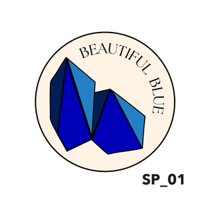 (SP_01) 'Beautiful Blue' Enamel Pin