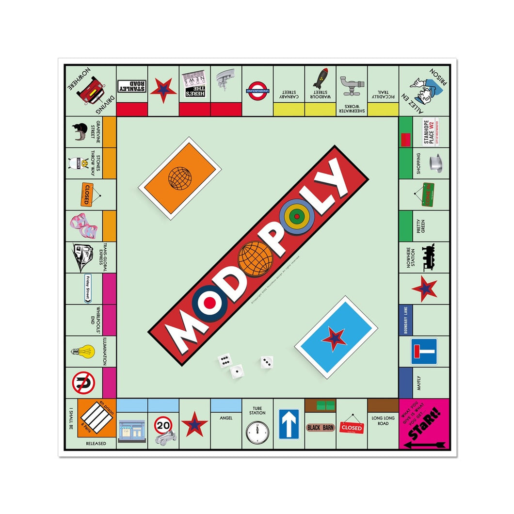 Modopoly Wall Art Poster